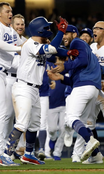 Dodgers rally for 4 in 9th off Díaz to defeat Mets 9-8